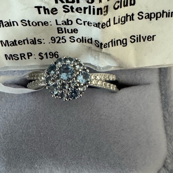 Brand new with sticker and bag bomb Party size 10 ring in Sterling Silver. - Picture 2 of 3